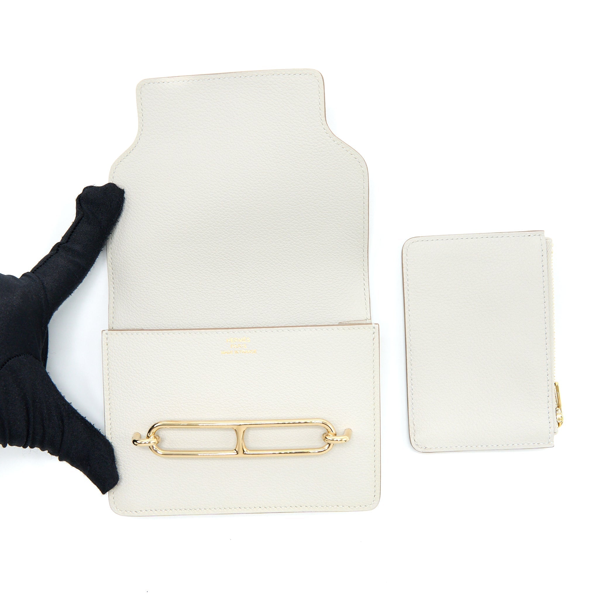HERMES ROULIS SLIM EVERCOLOR GRIS PEARL GHW