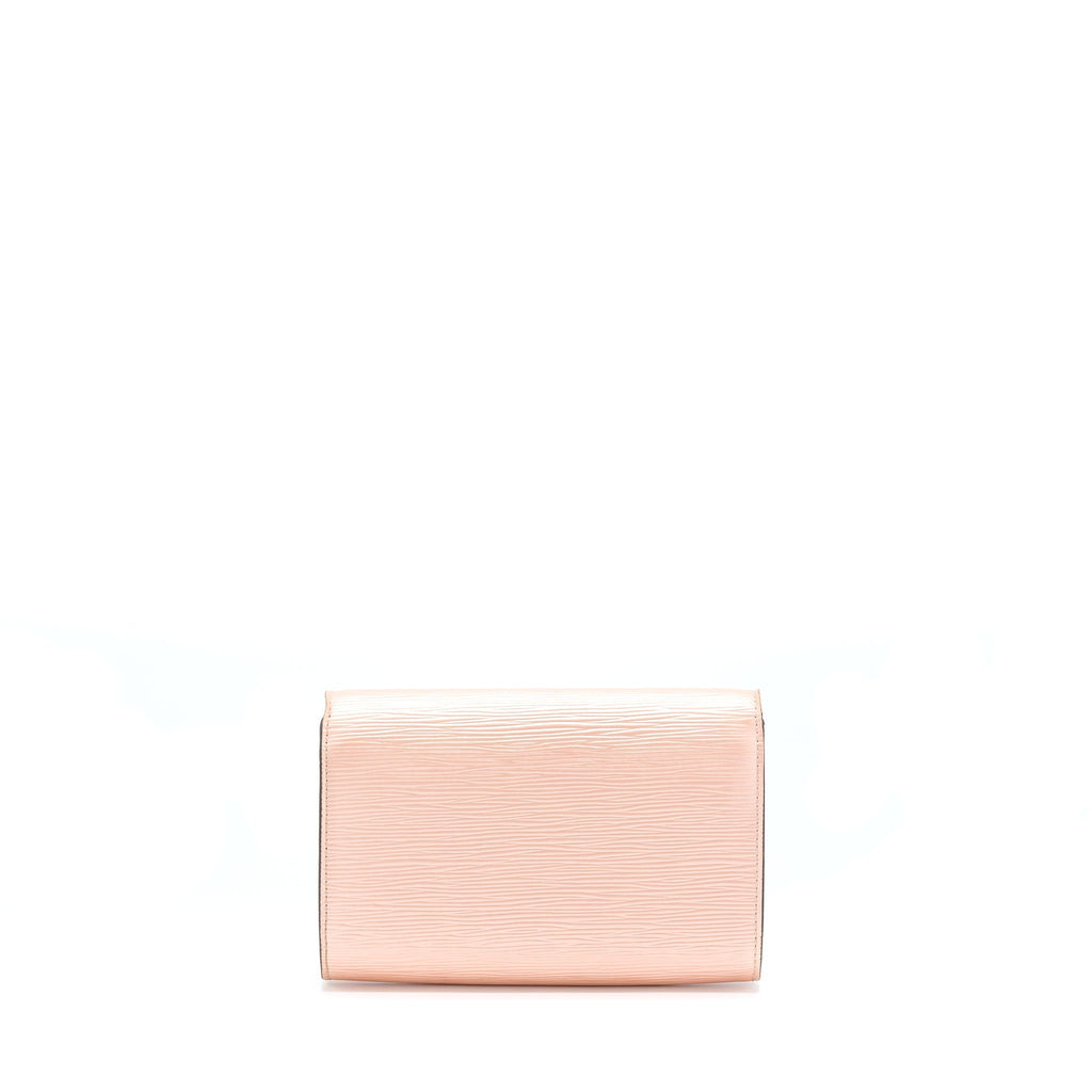 LOUIS VUITTON LOUISE CLUTCH PM EPI LIGHT PINK SHW