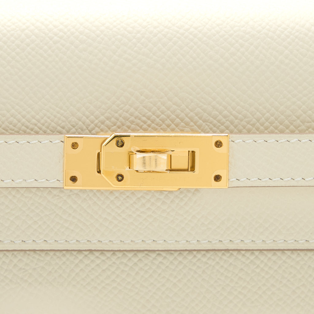 Hermes Kelly To Go Epsom Craie GHW