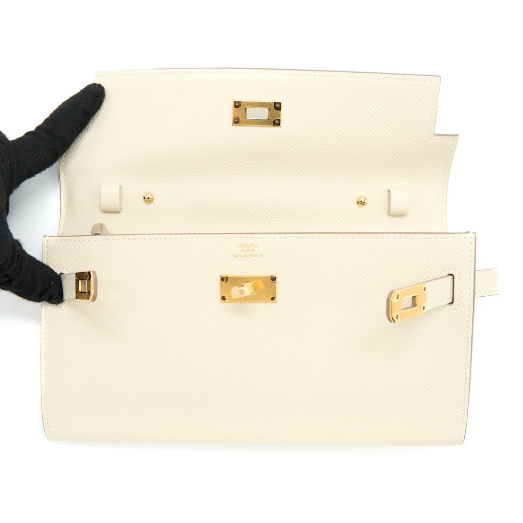 Hermes Kelly To Go Epsom Craie GHW