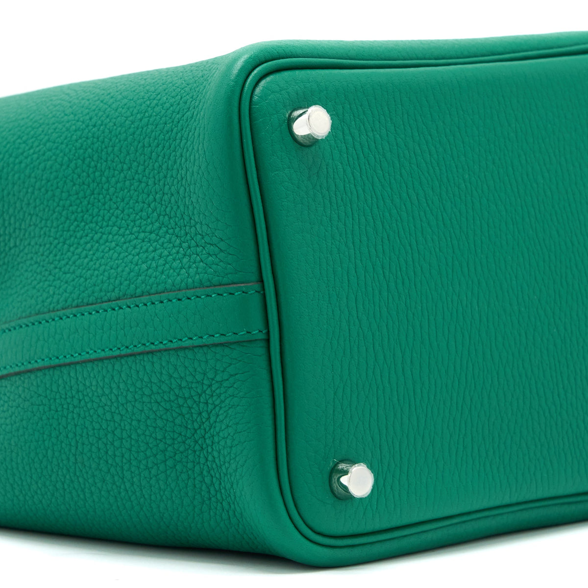 Hermes Picotin 18 Lock Bag Clemence U4 Vert Vertigo SHW