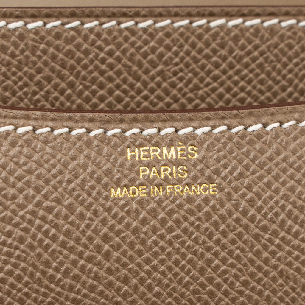 Hermes Mini Constance Epsom Etoupe GHW (New Version)