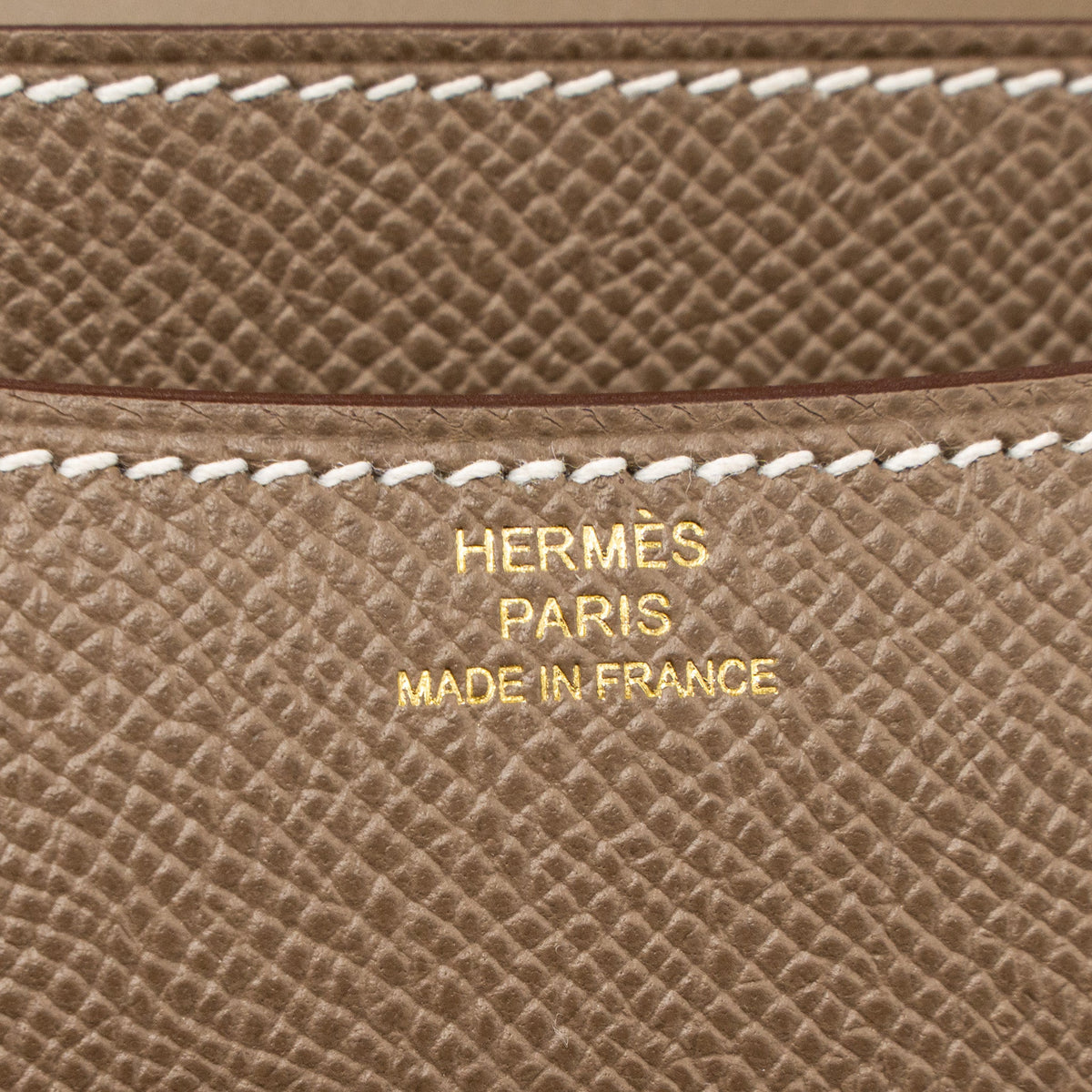 Hermes Mini Constance Epsom Etoupe GHW (New Version)