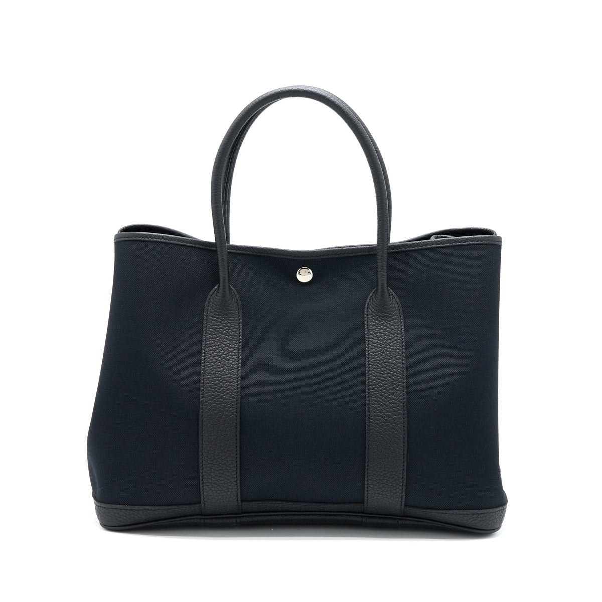 Hermes Garden Party 36 Negonda/Canvas Black SHW