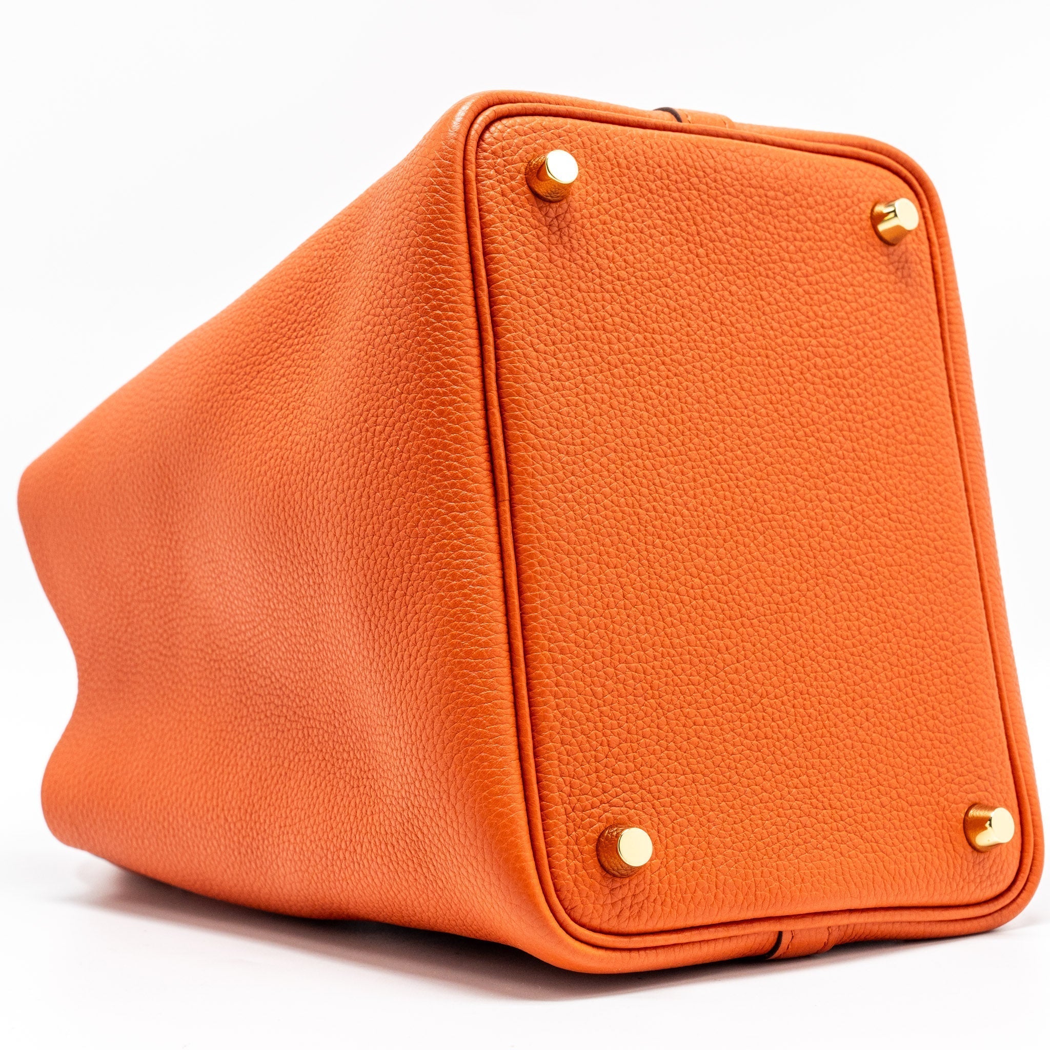 HERMES PICOTIN 18 LOCK BAG TAURILLON MAURICE 6C CUIVRE GHW