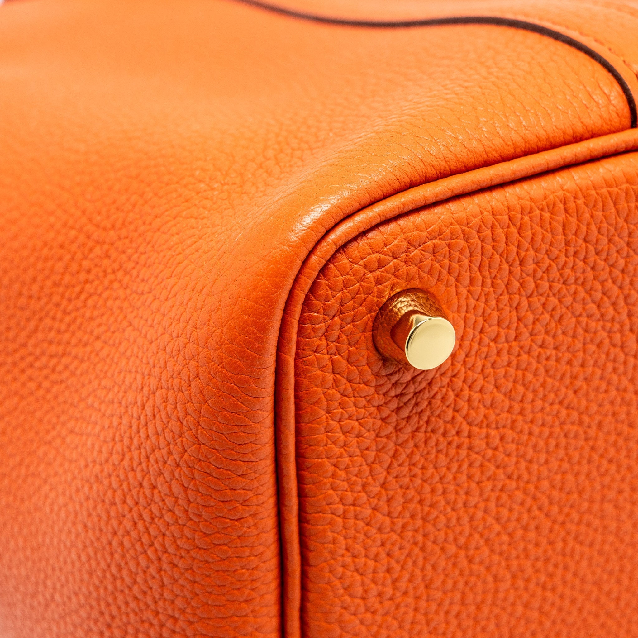 HERMES PICOTIN 18 LOCK BAG TAURILLON MAURICE 6C CUIVRE GHW