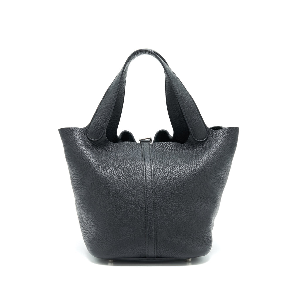 Hermes Picotin 22 Black SHW