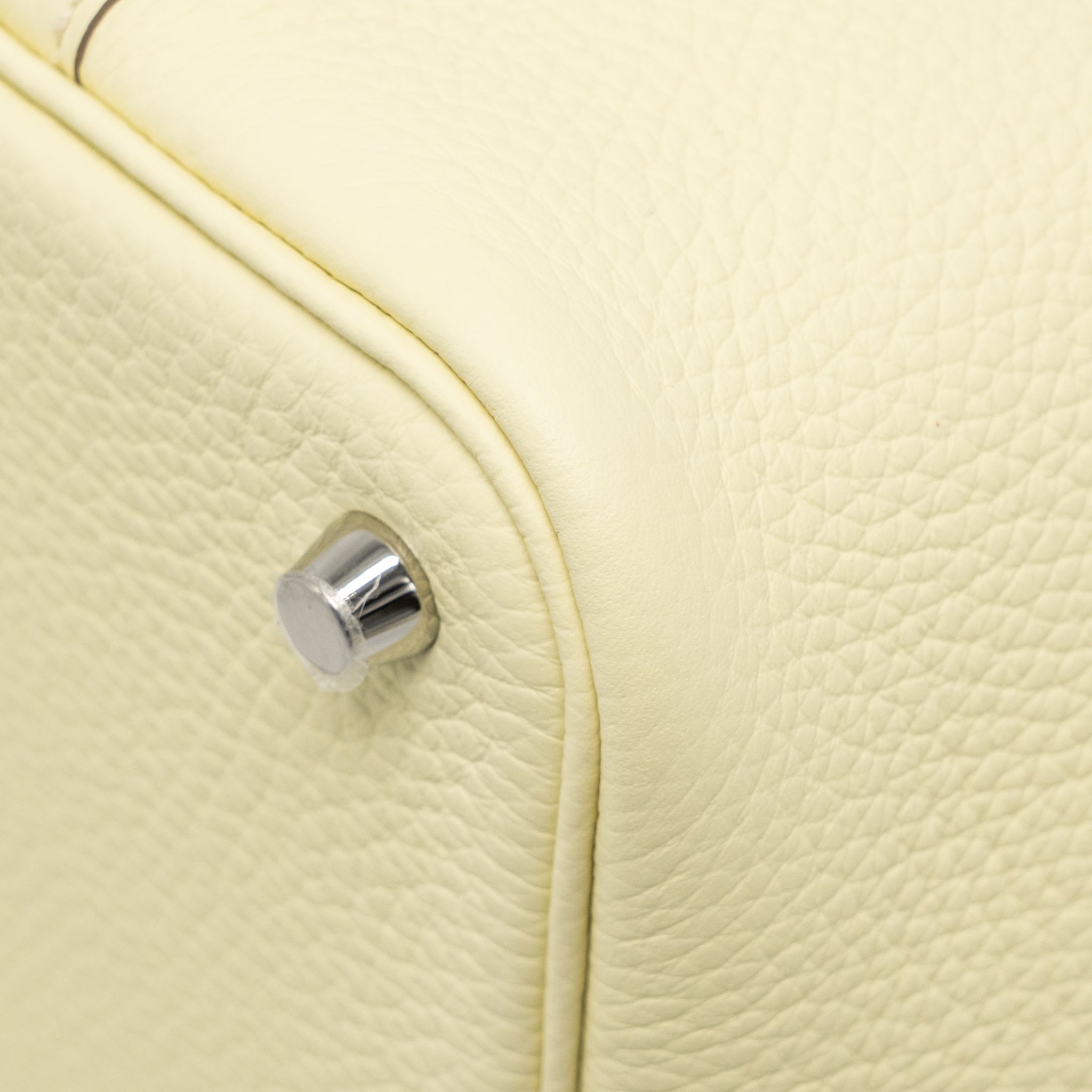 HERMES PICOTIN 18 LOCK BAG CLEMENCE JAUNE MILTON SHW