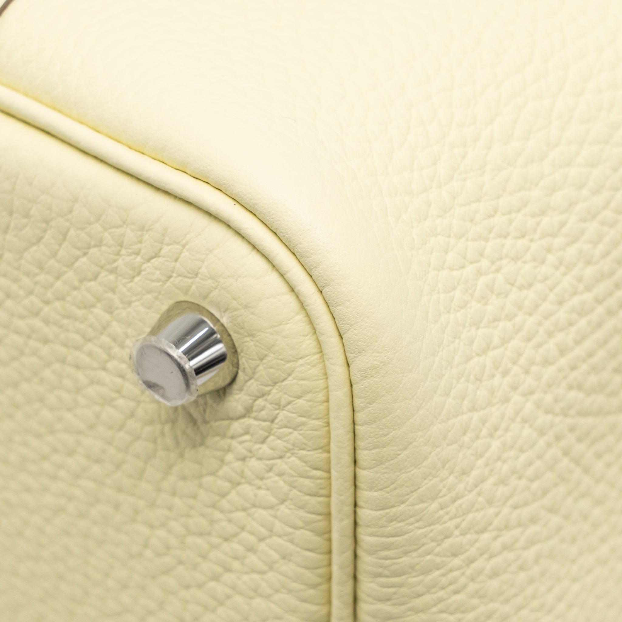 HERMES PICOTIN 18 LOCK BAG CLEMENCE JAUNE MILTON SHW