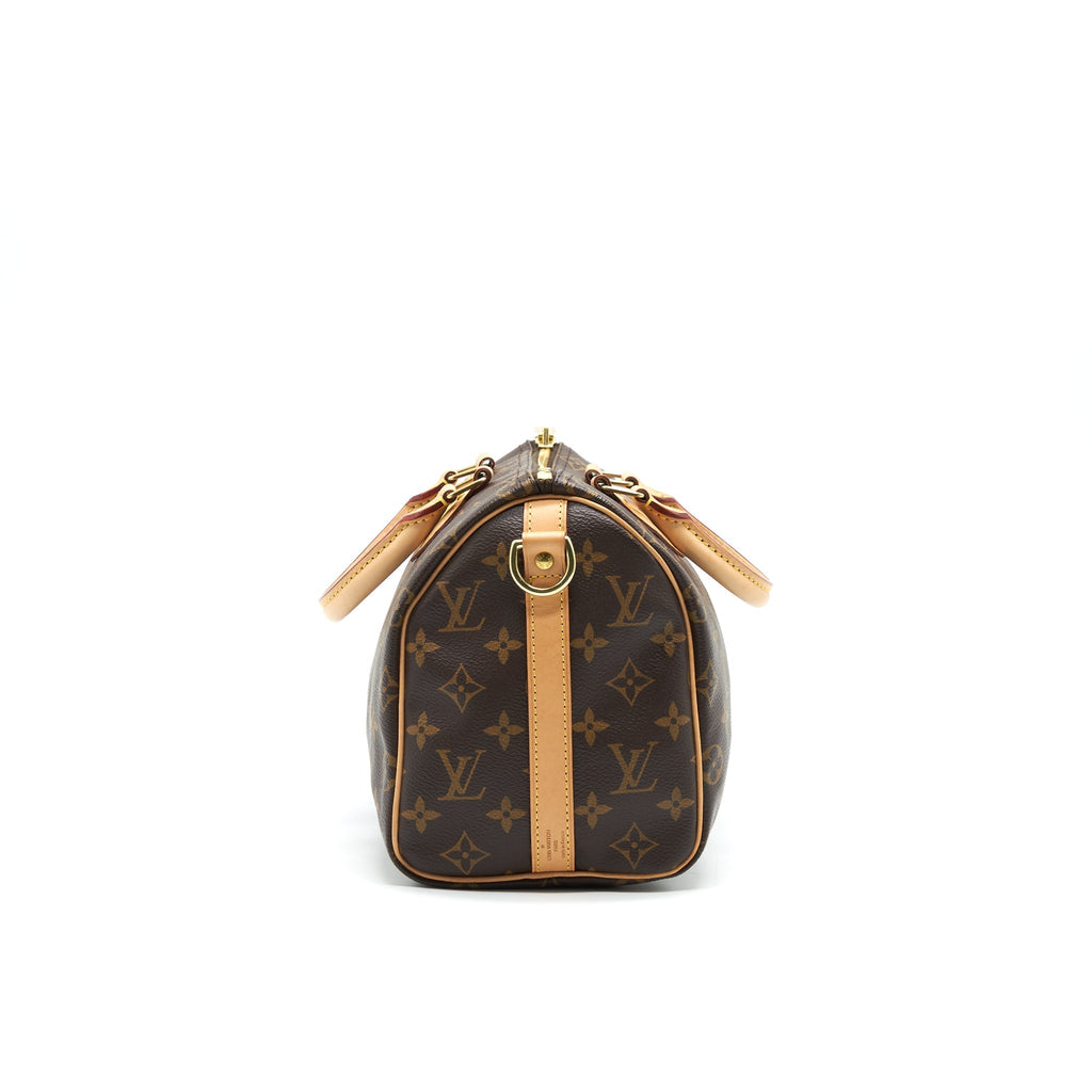 LOUIS VUITTON SPEEDY 25 MONOGRAM CANVAS WITH INITIAL