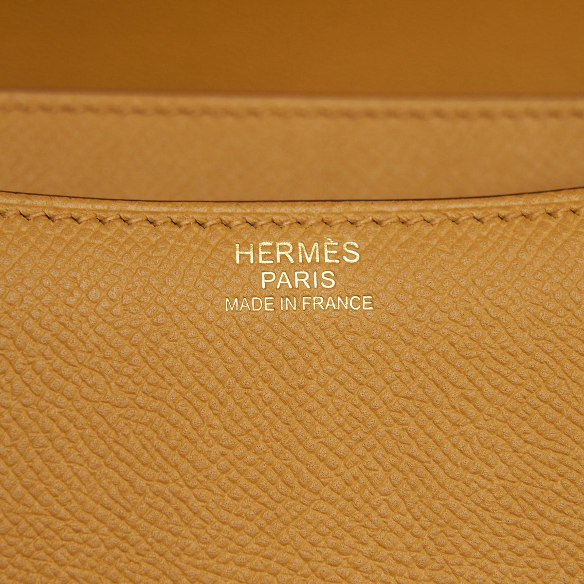 Hermes Constance 24 Epsom sesame GHW