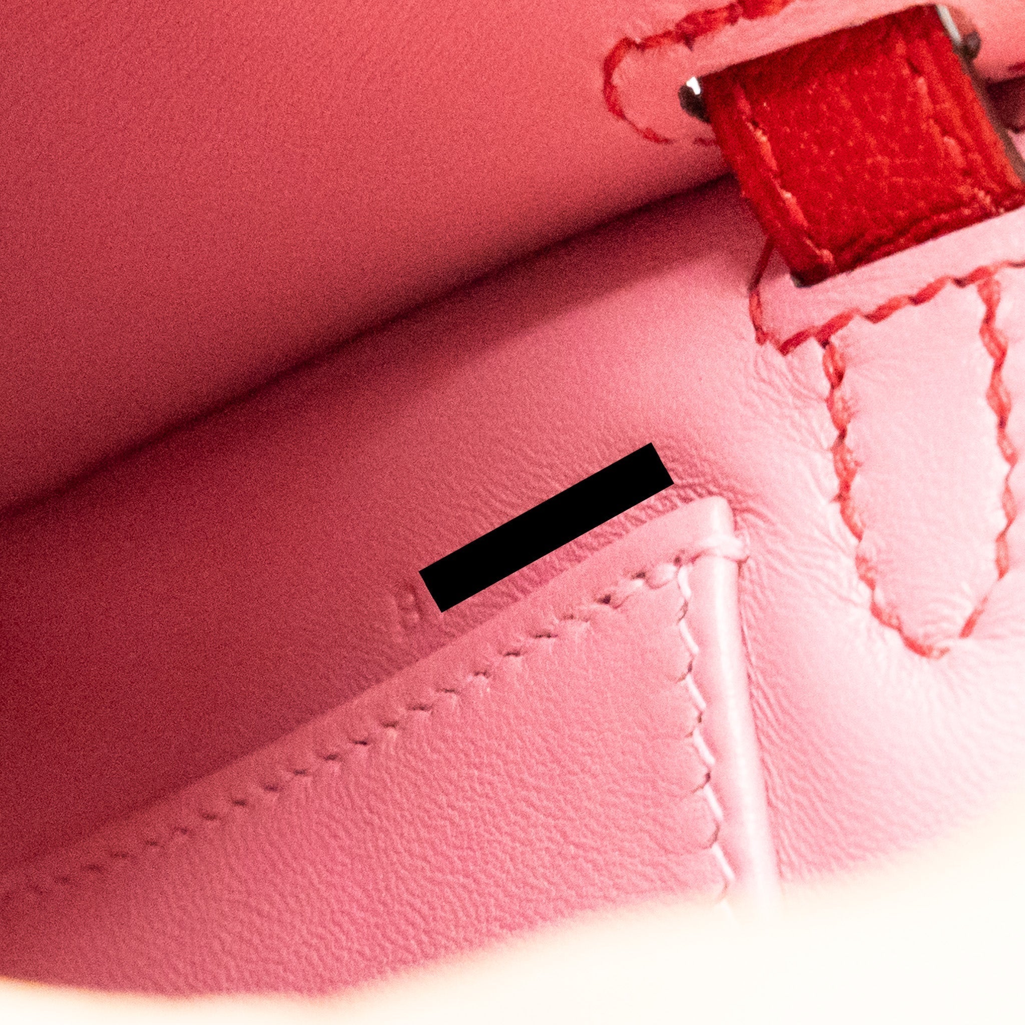HERMES MINI KELLY II CHÈVRE MYSORE ROUGE CASAQUE/MAUVE SYLVESTRE SHW