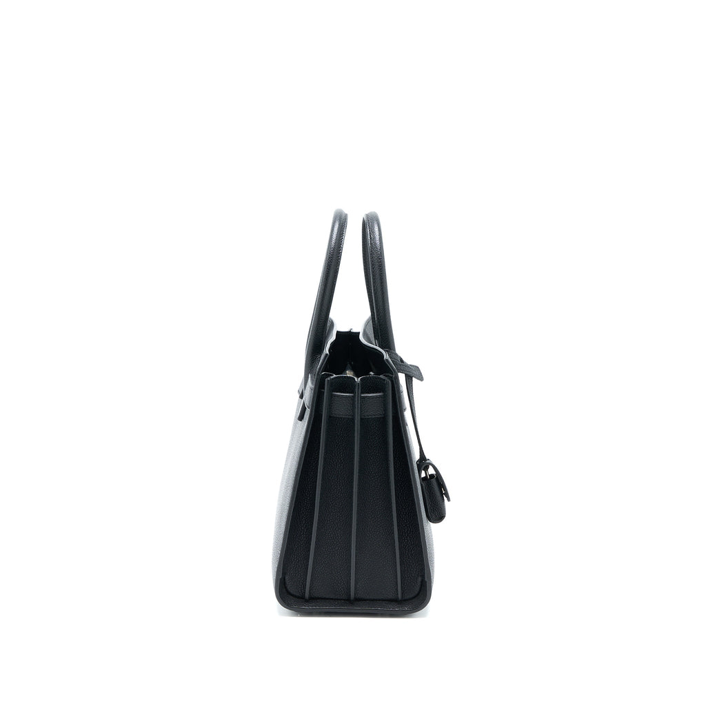 SAINT LAURENT SAC DE JOUR BABE GRAINED CALFSKIN BLACK SHW