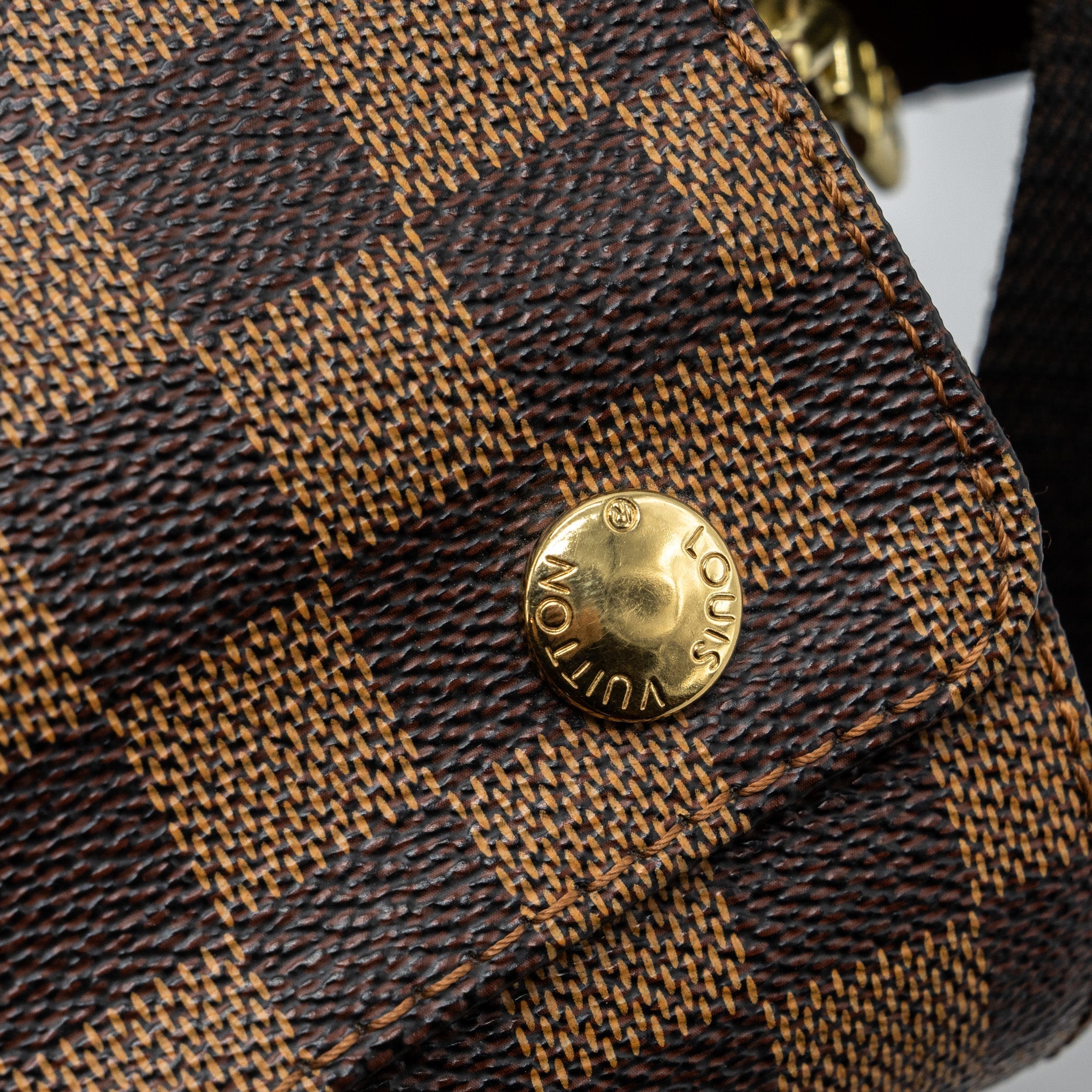 LOUIS VUITTON MESSENGER CROSSBODY BAG DAMIER EBENE GHW