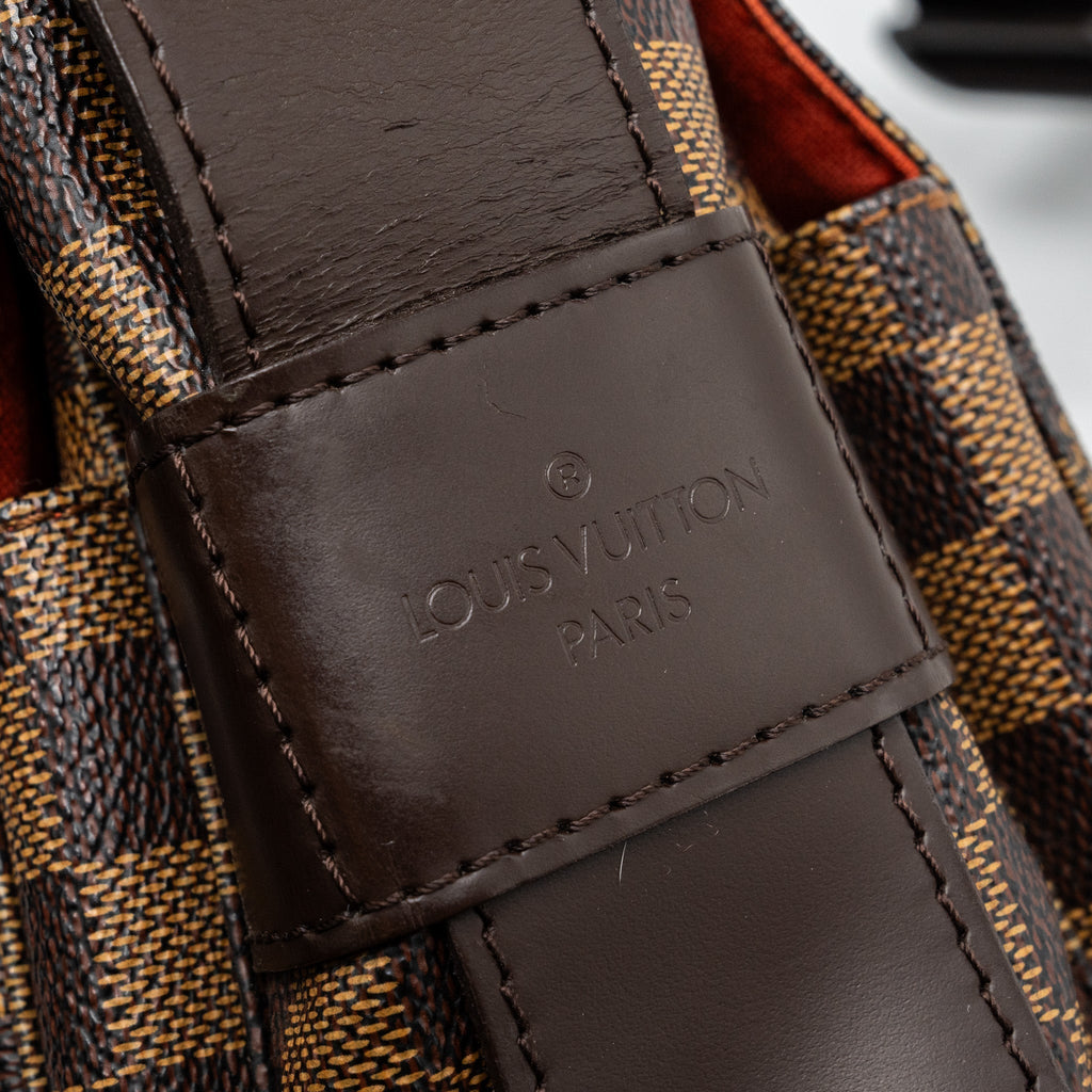 LOUIS VUITTON MESSENGER CROSSBODY BAG DAMIER EBENE GHW