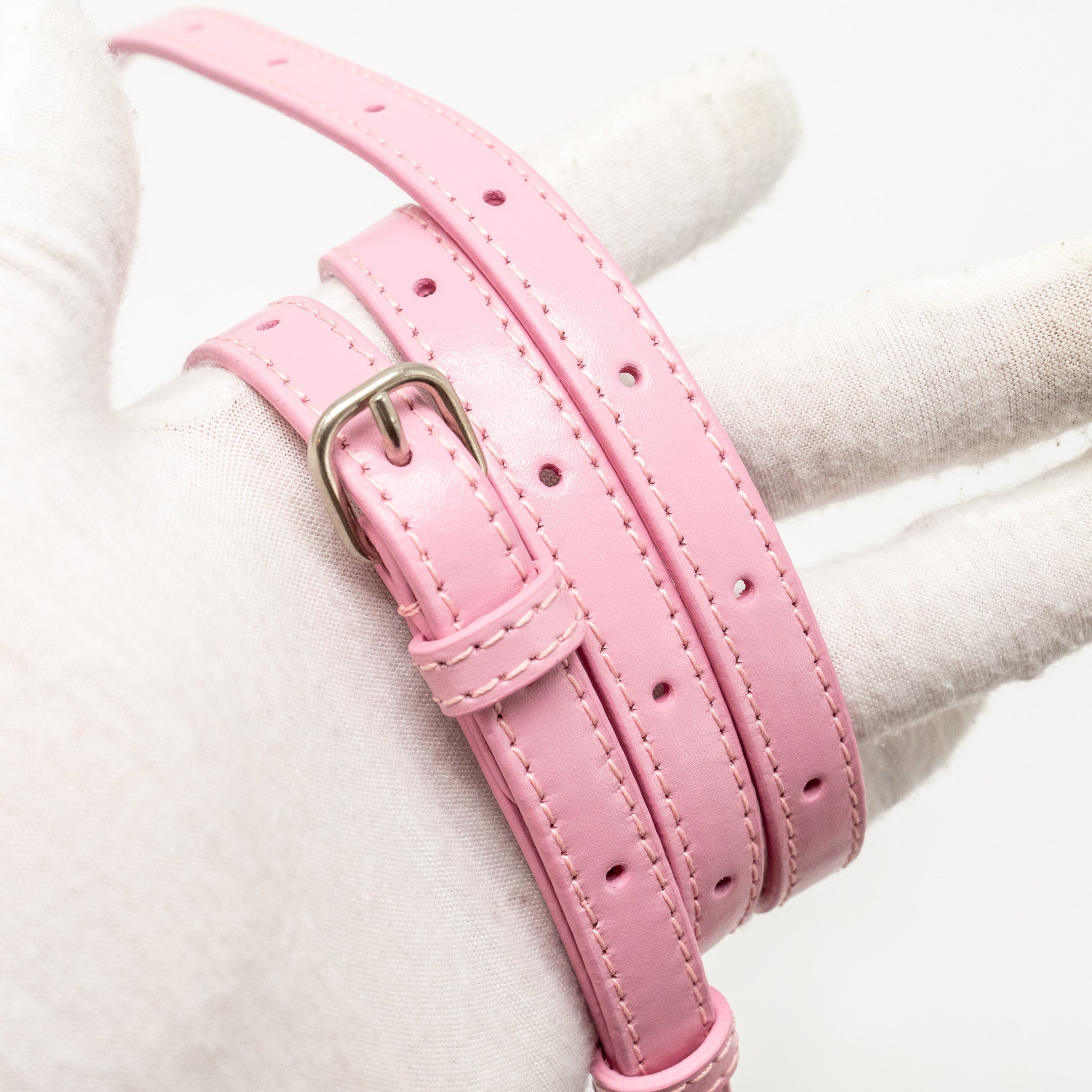 BALENCIAGA SMALL HOURGLASS BAG CALFSKIN PINK SHW
