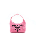 PRADA REEDITION 2000 TERRY MINI BAG PINK