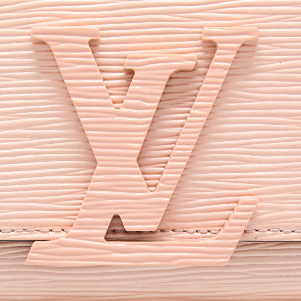 LOUIS VUITTON LOUISE CLUTCH PM EPI LIGHT PINK SHW