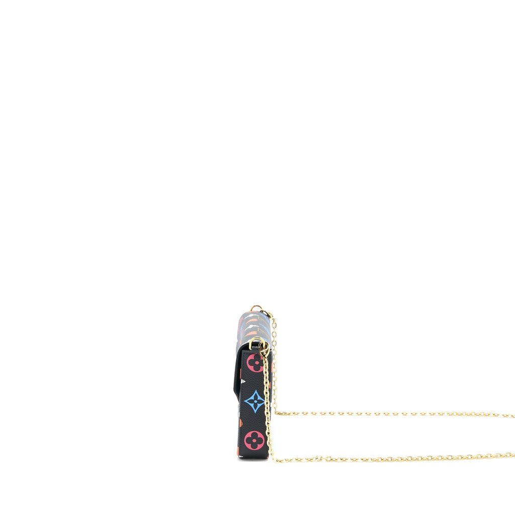 LOUIS VUITTON LIMITED EDITION FELICIE MULTICOLOUR MONOGRAM CANVAS GHW
