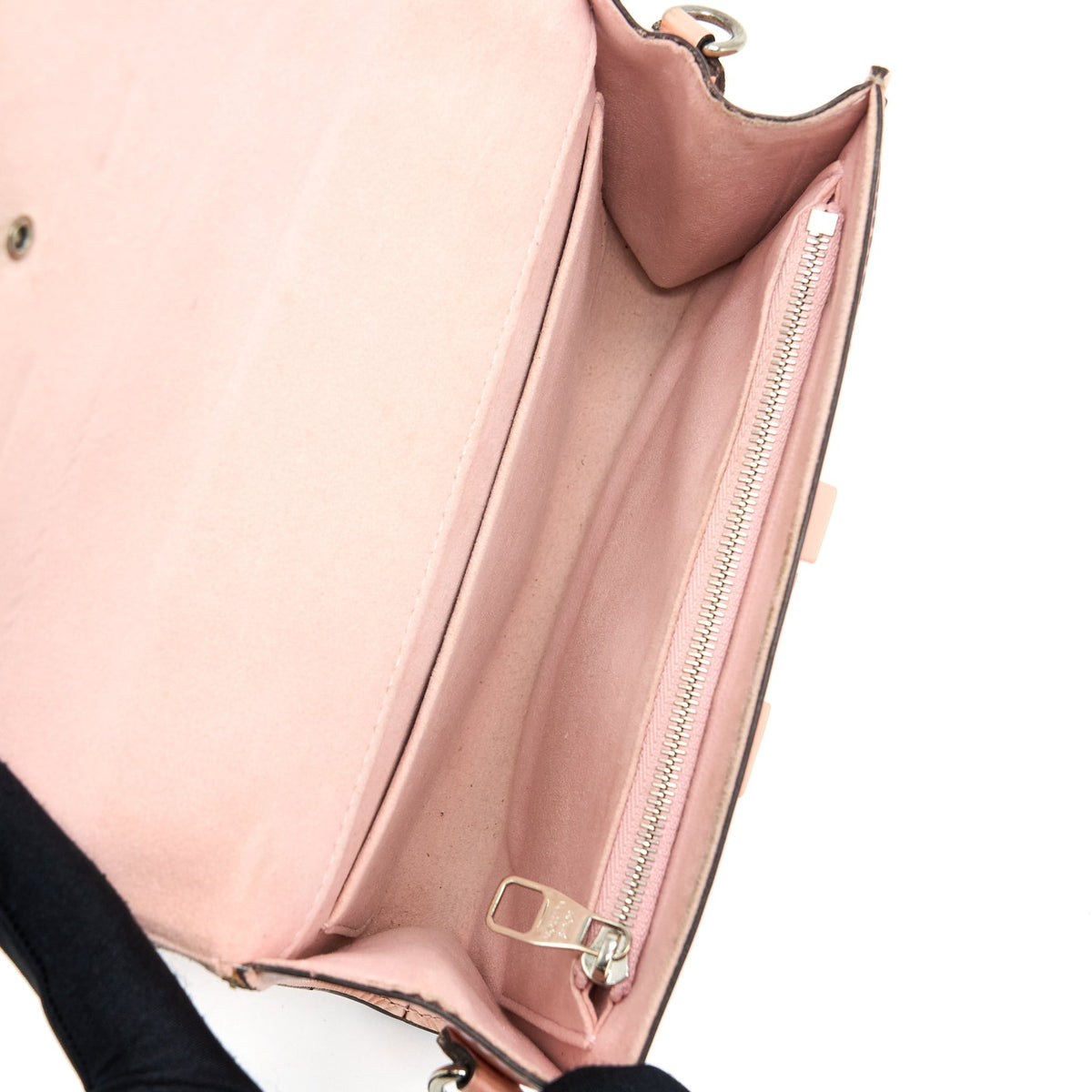 LOUIS VUITTON LOUISE CLUTCH PM EPI LIGHT PINK SHW