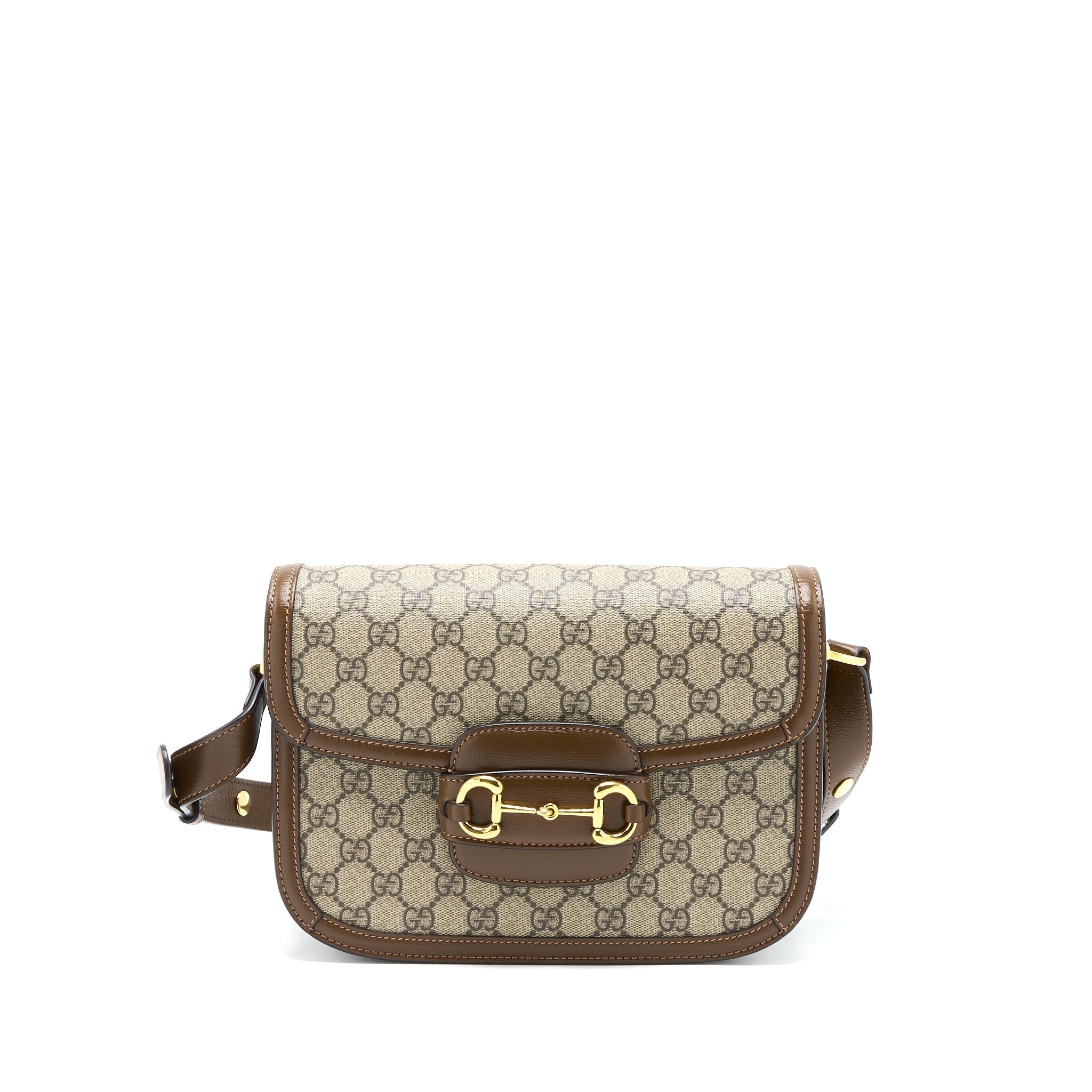 GUCCI HORSEBIT 1955 BAG GG SUPREME CANVAS GHW