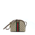 GUCCI OPHIDIA GG SUPREME CANVAS SHOULDER BAG GHW