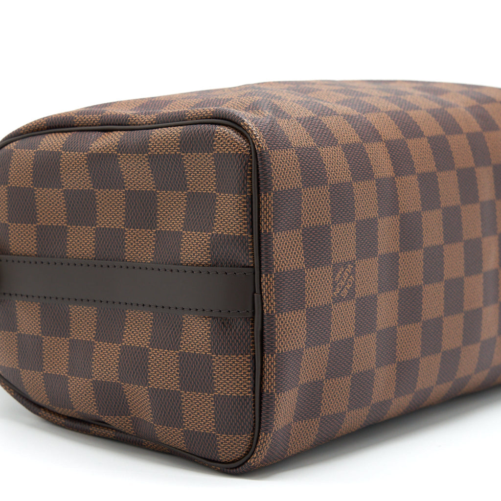LOUIS VUITTON SPEEDY BANDOULIERE 25 DAMIER EBENE CANVAS GHW