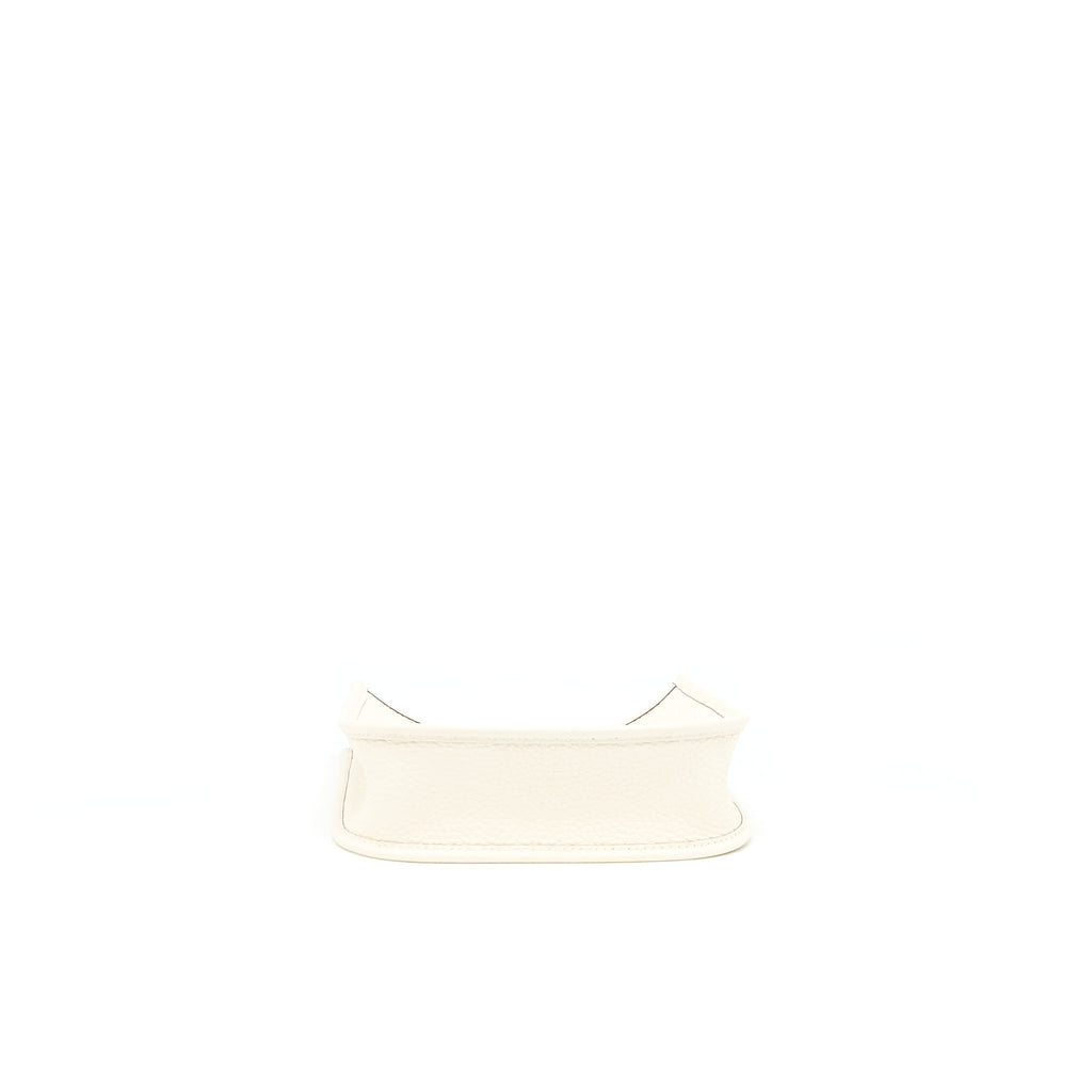 Hermes Mini Evelyne Nata GHW