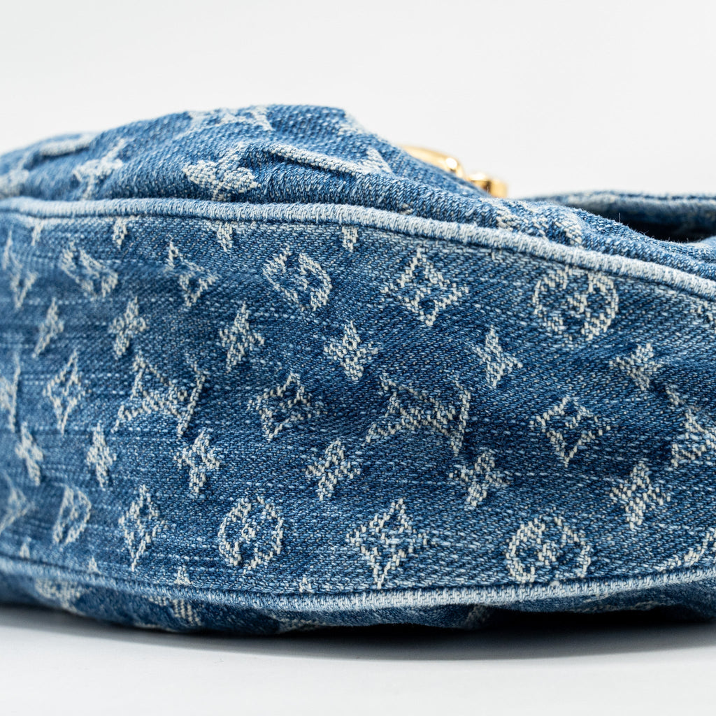 LOUIS VUITTON SUNSET MONOGRAM DENIM REMIX LIGHT BLUE LIMITED EDITION GHW