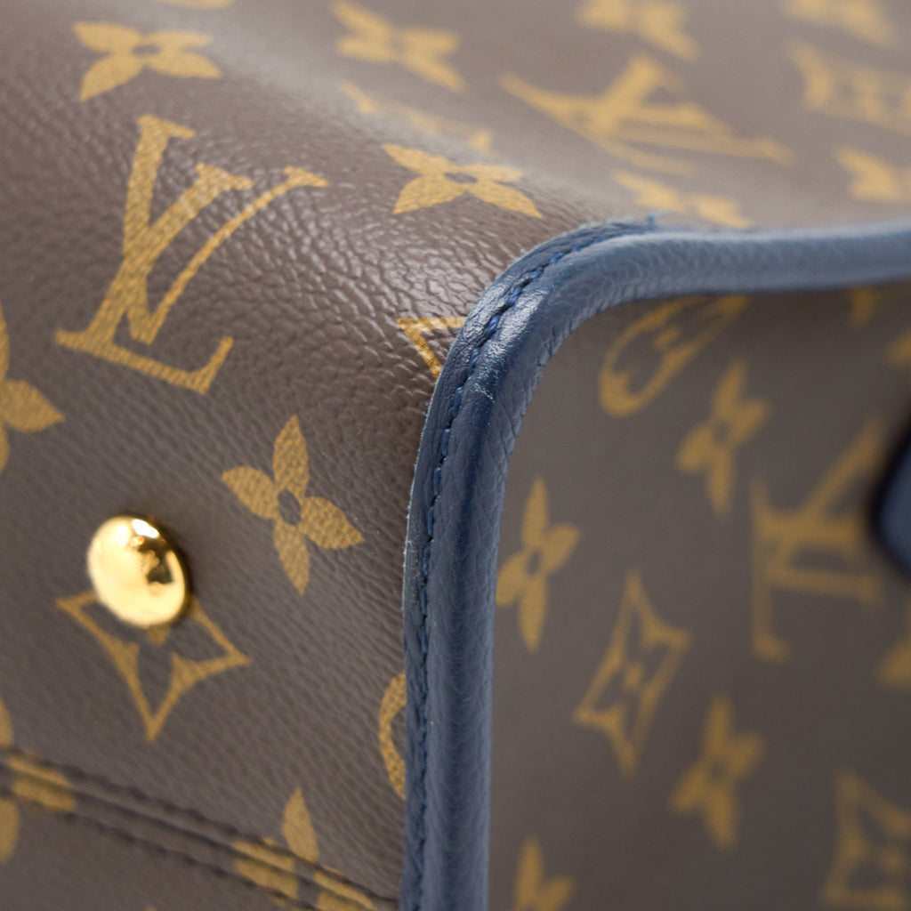 LOUIS VUITTON TOP HANDLE CROSSBODY BAG MONOGRAM CANVAS GHW