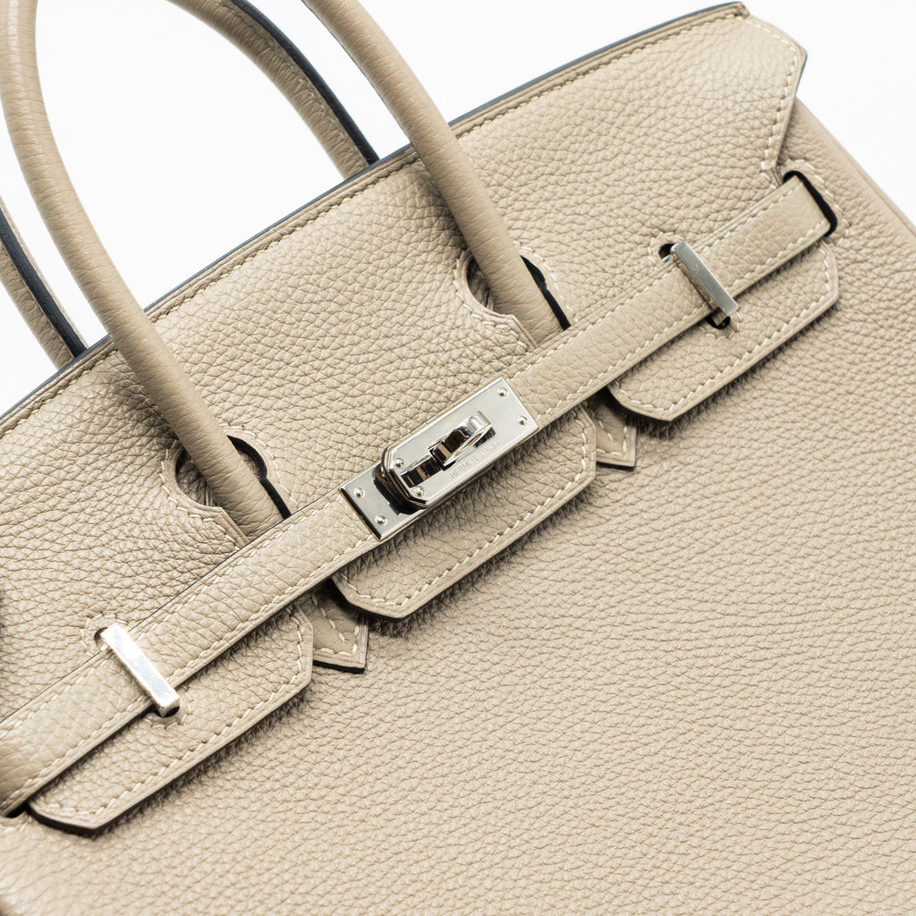 HERMES BIRKIN 25 TOGO 81 GRIS TOURTERELLE SHW