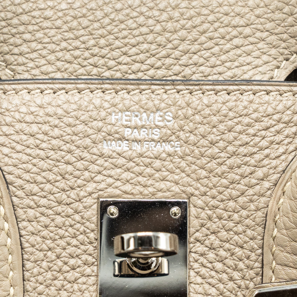 HERMES BIRKIN 25 TOGO 81 GRIS TOURTERELLE SHW