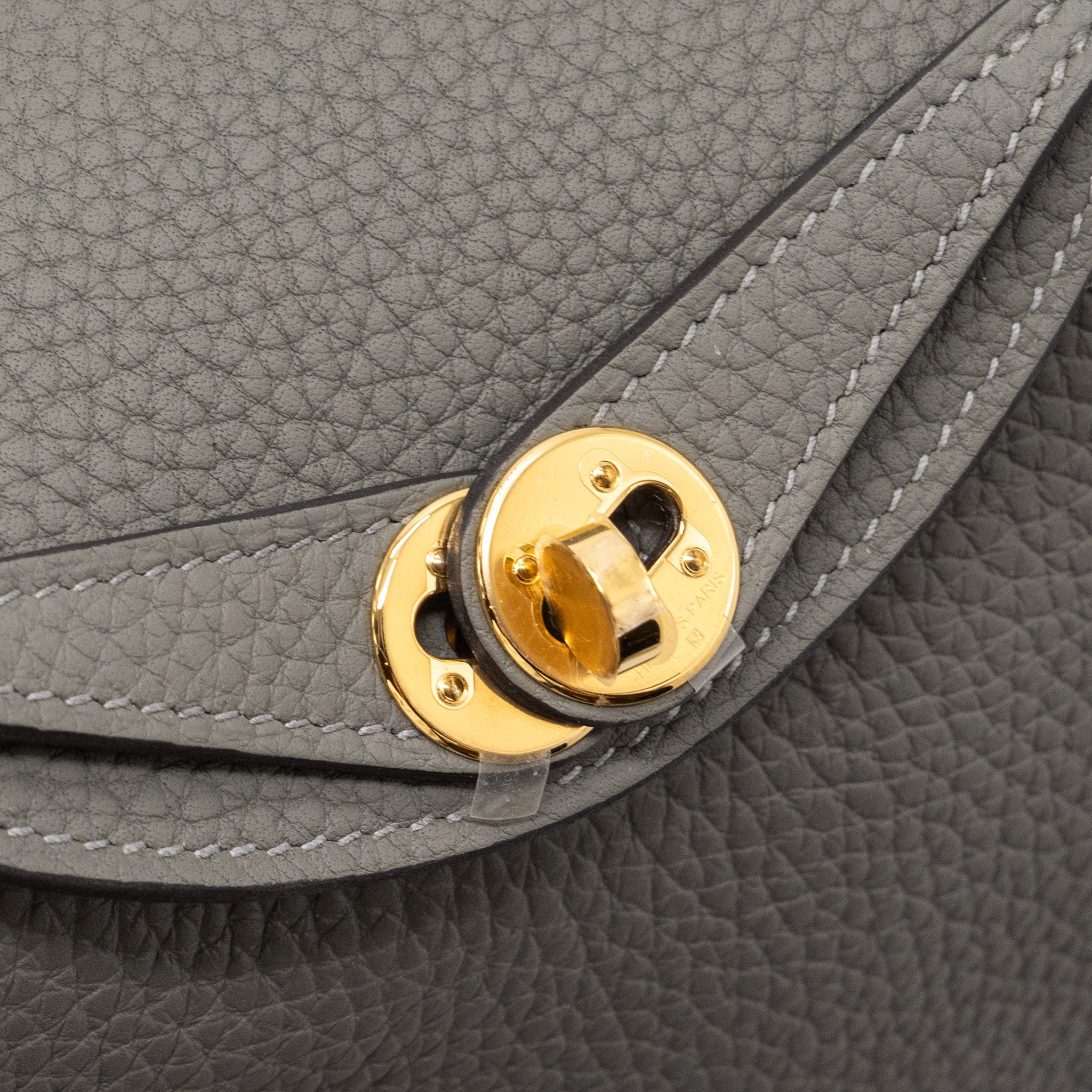 HERMES MINI LINDY CLEMENCE GRIS MEYER GHW