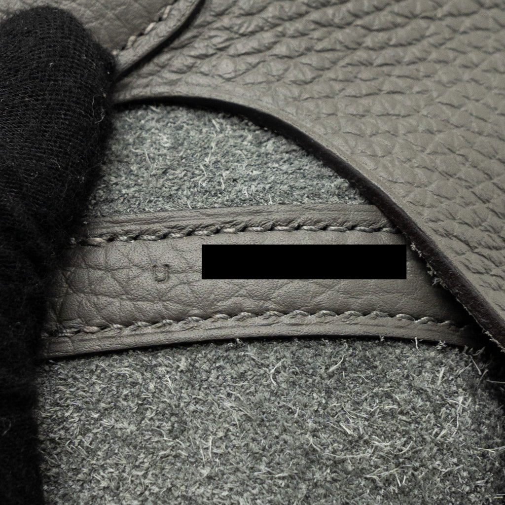 HERMES PICOTIN 18 LOCK BAG GRIS MEYER GHW