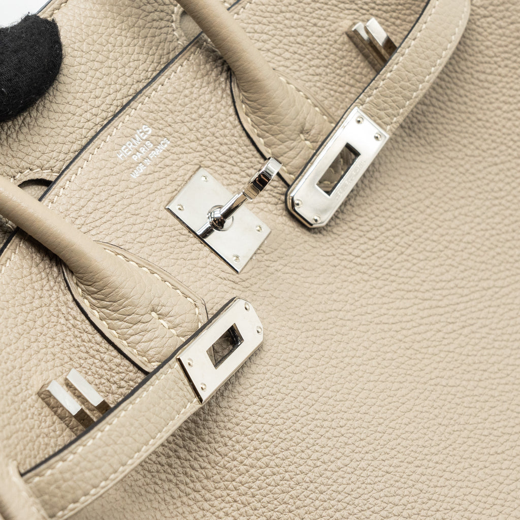 HERMES BIRKIN 25 TOGO 81 GRIS TOURTERELLE SHW