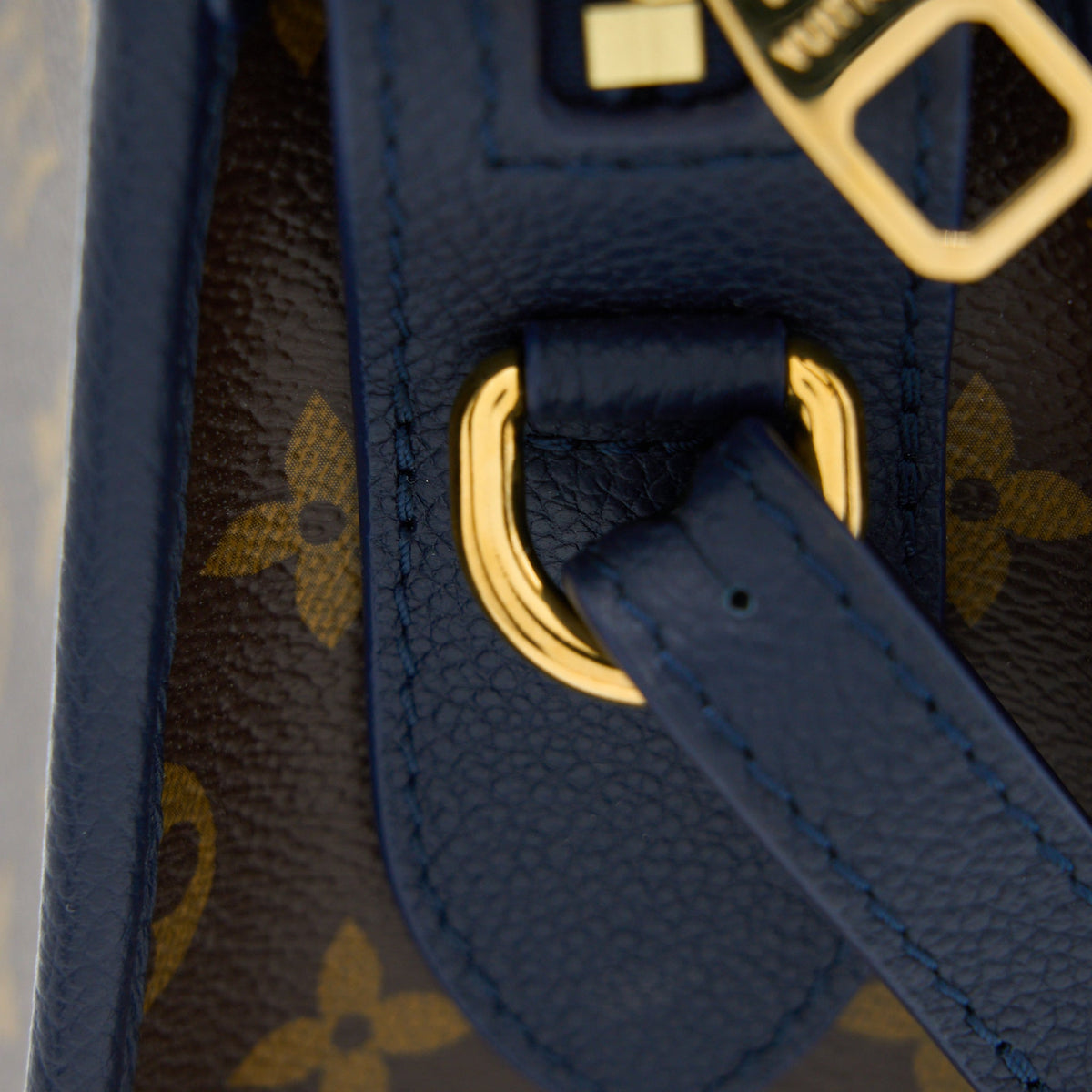 LOUIS VUITTON TOP HANDLE CROSSBODY BAG MONOGRAM CANVAS GHW