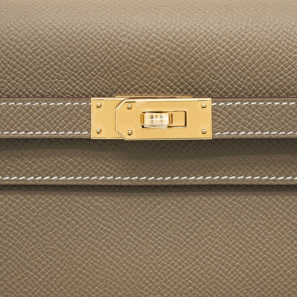 Hermes Classic Kelly to Go Epsom Etoupe GHW
