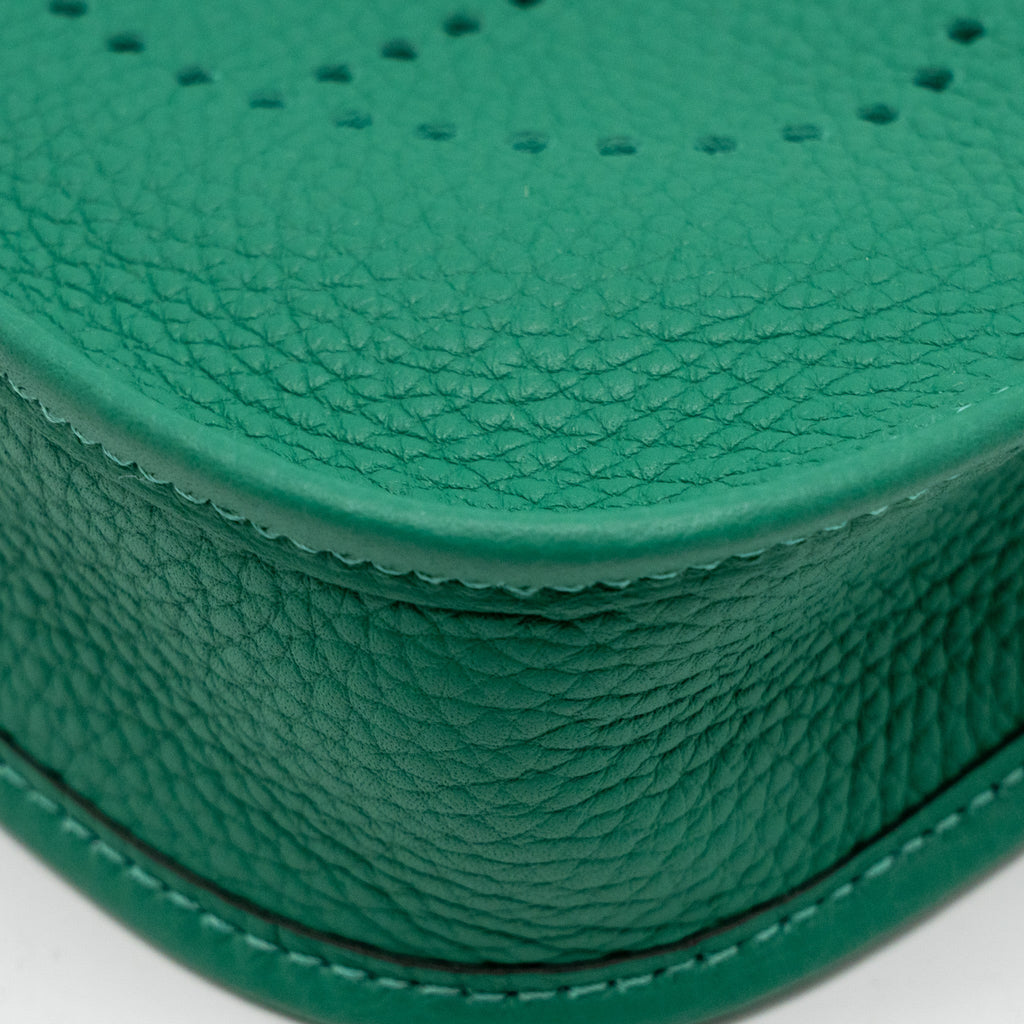 HERMES MINI EVELYNE CLEMENCE VERT VERTIGO GHW