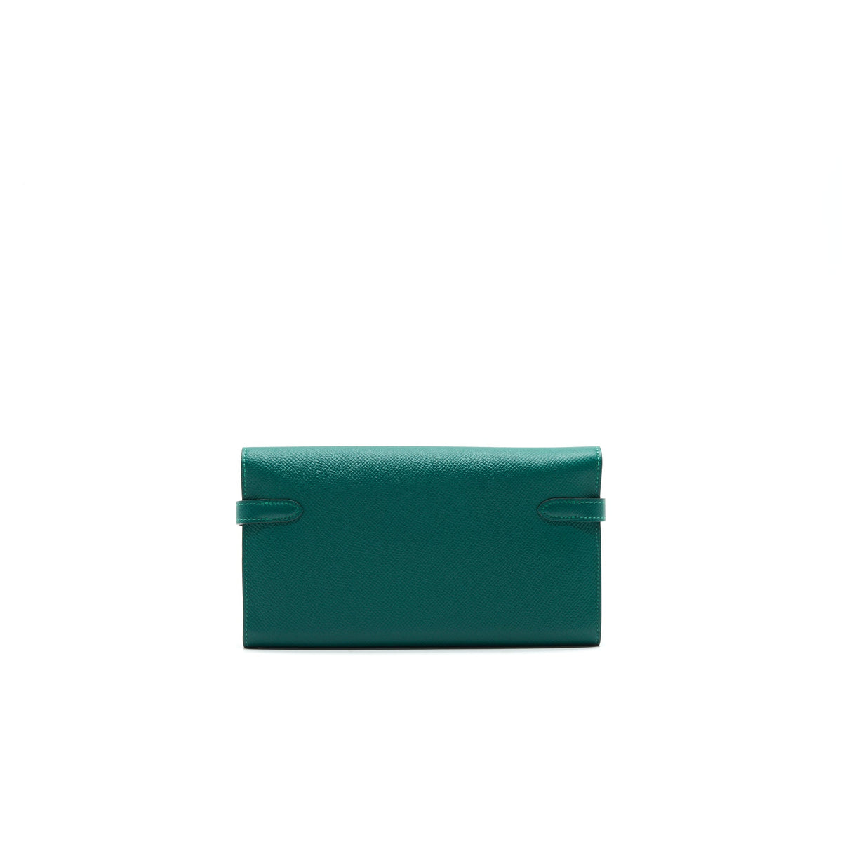 HERMES KELLY LONG WALLET Z6 MALACHITE EPSOM GHW