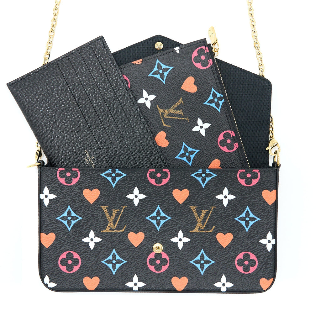 LOUIS VUITTON LIMITED EDITION FELICIE MULTICOLOUR MONOGRAM CANVAS GHW