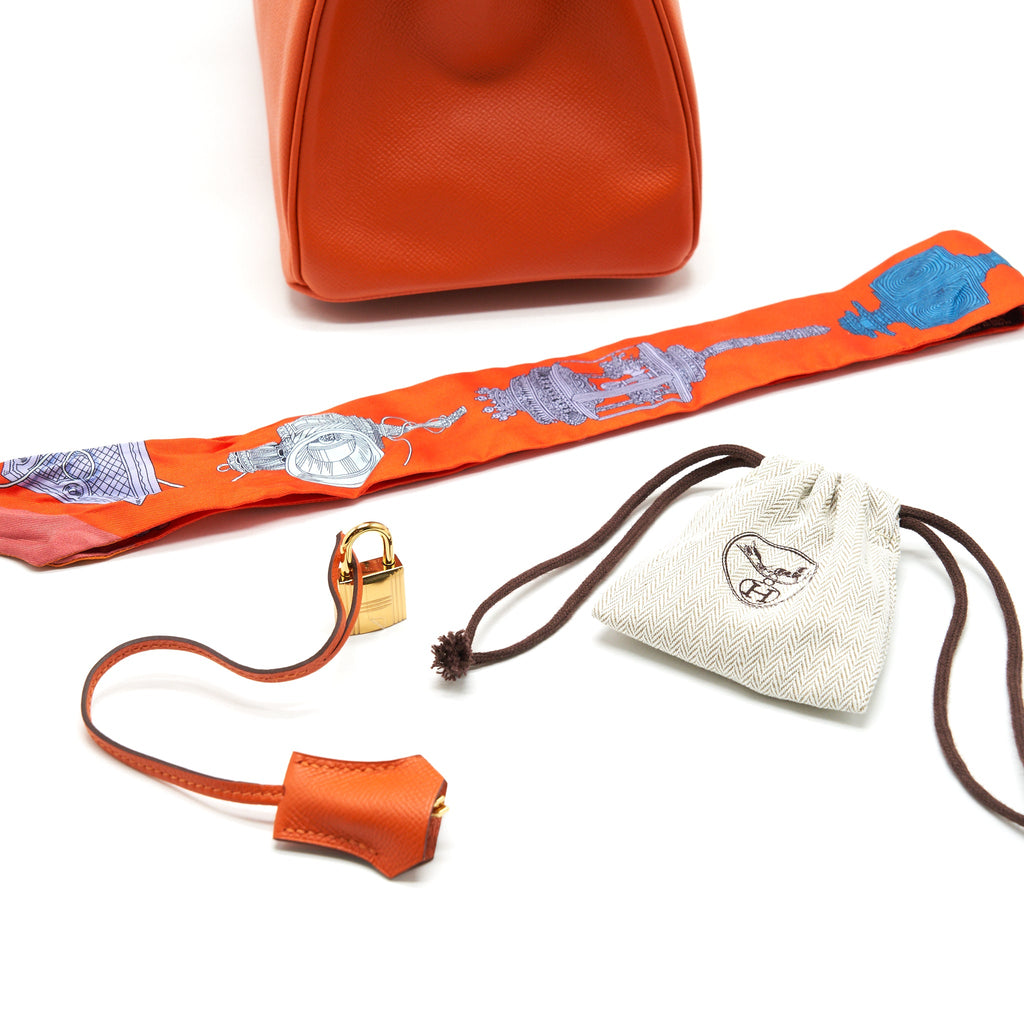 Hermes Birkin 30 9J Feu Epsom GHW