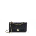 CHANEL CLASSIC DOUBLE FLAP BAG CAVIAR BLACK GHW