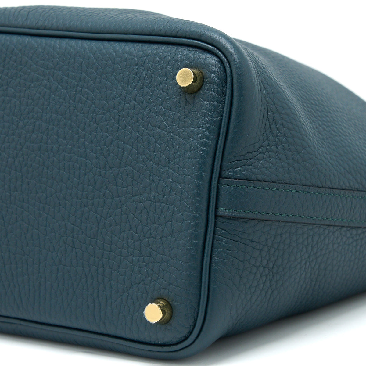 Hermes Picotin 18 Lock Bag Clemence 6O Vert Cypress GHW