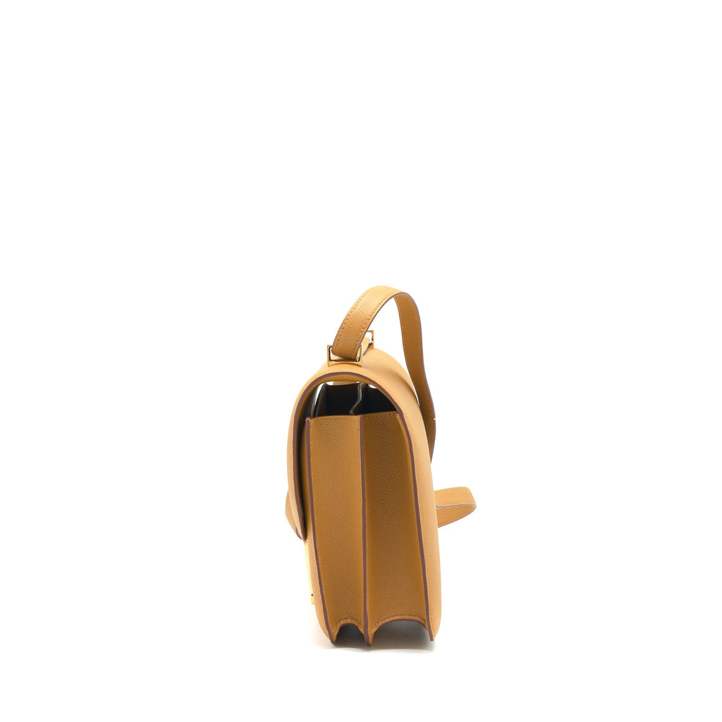 Hermes Constance 24 Epsom sesame GHW
