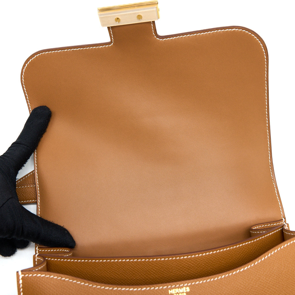 Hermes Constance 24 Epsom Gold GHW