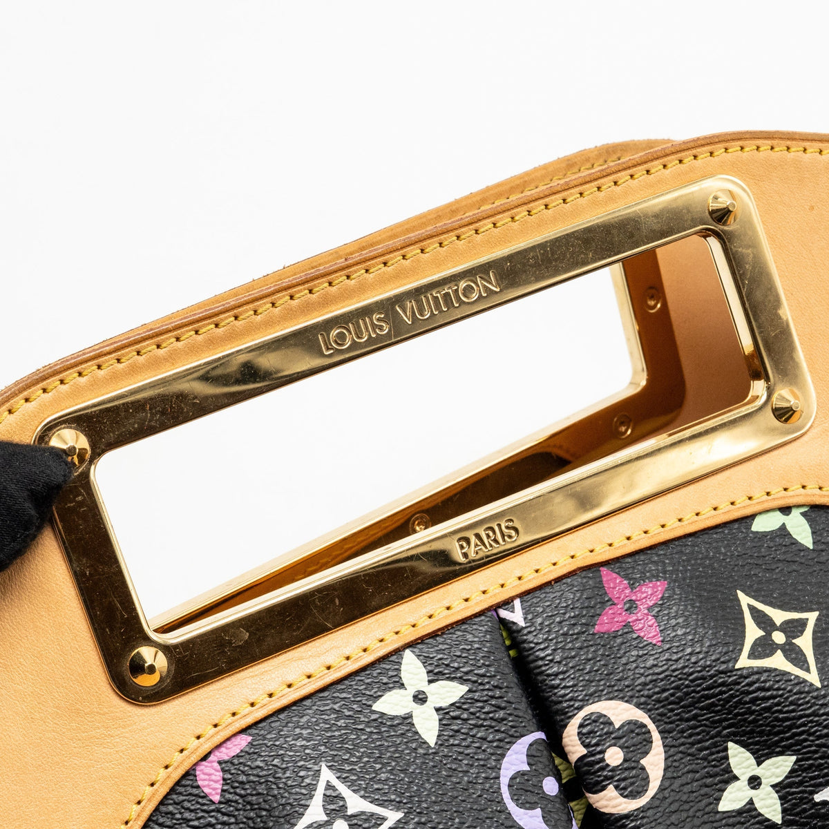 LOUIS VUITTON JUDY MM MONOGRAM CANVAS BLACK/MULTICOLOR GHW