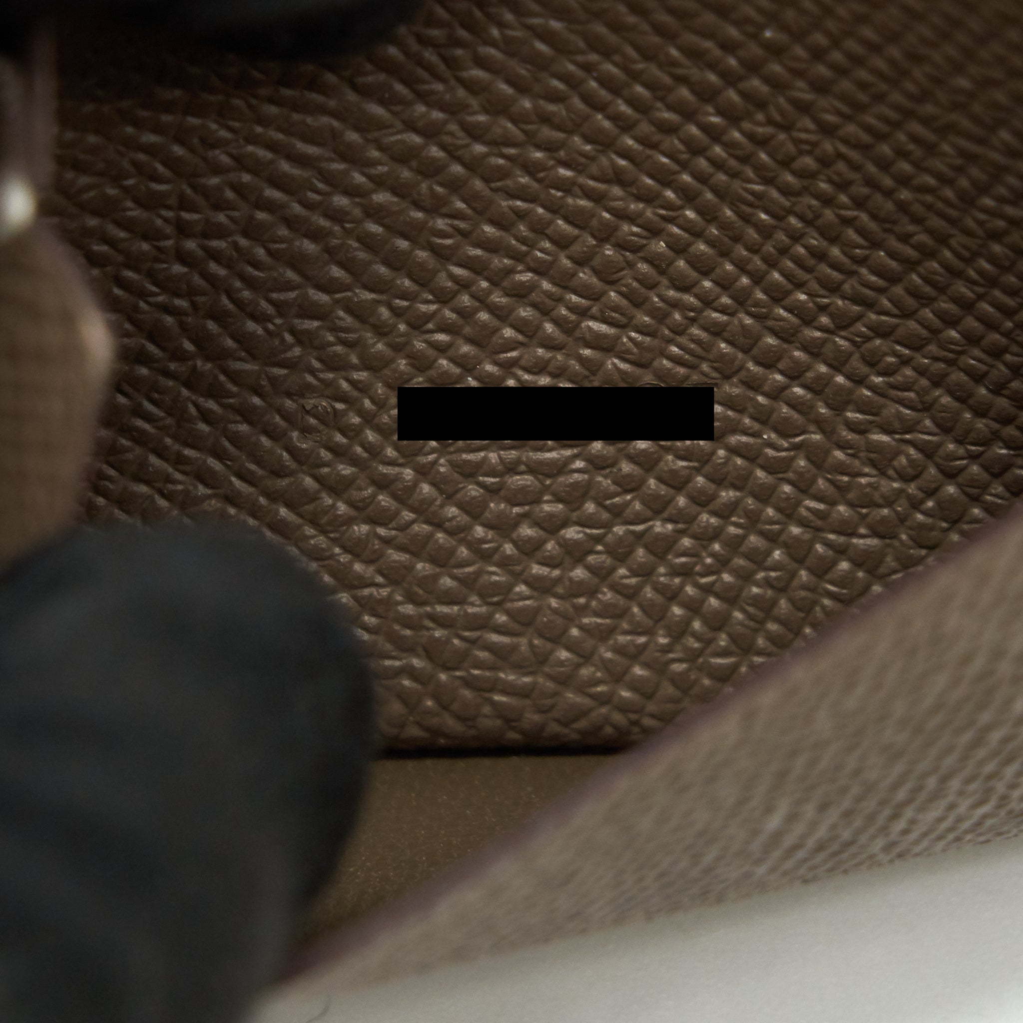 HERMES BEARN CARD HOLDER ETOUPE GHW