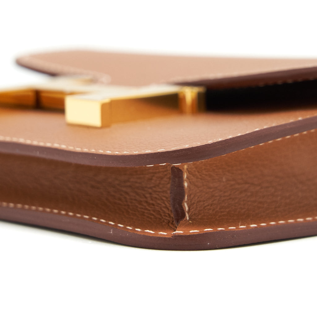 Hermes Constance Slim Evercolour Gold GHW