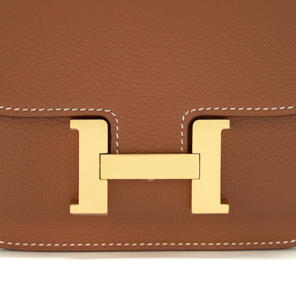 Hermes Constance Slim Evercolour Gold GHW