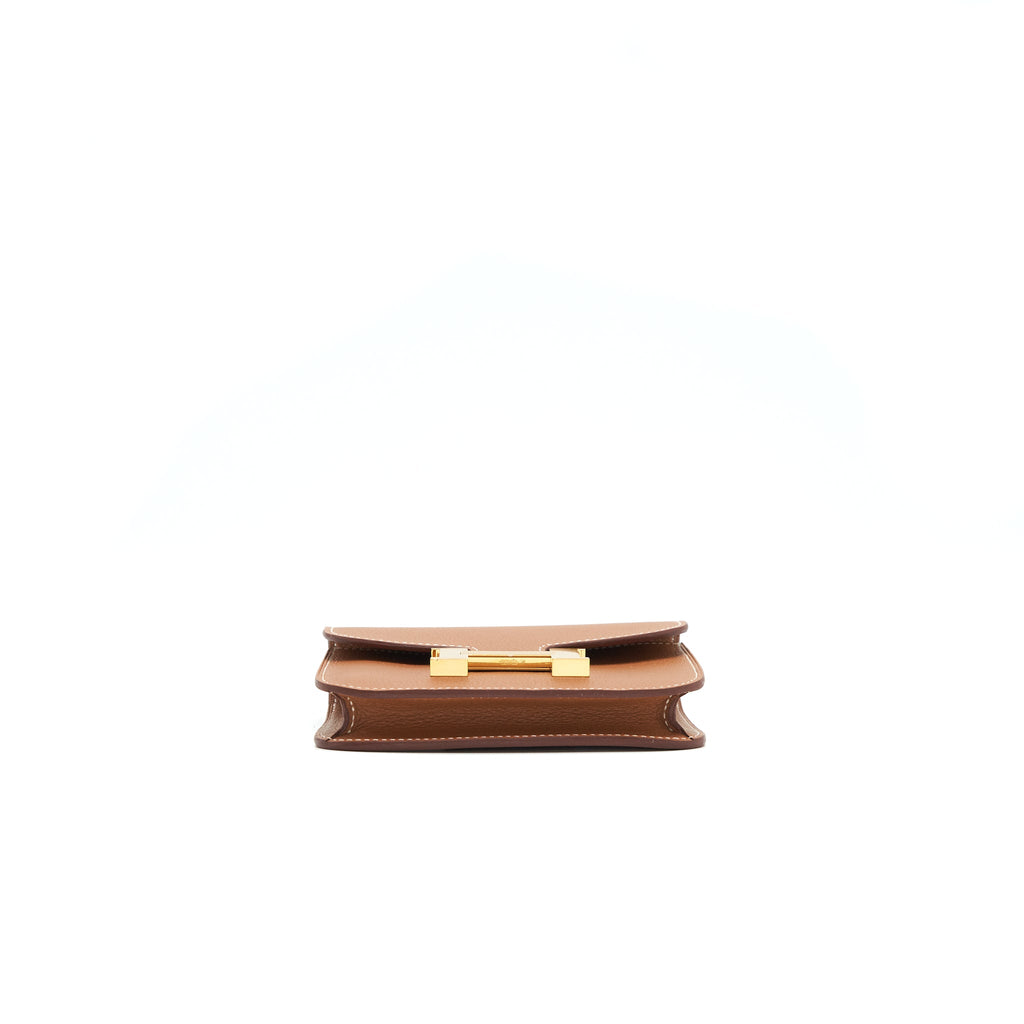 Hermes Constance Slim Evercolour Gold GHW